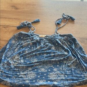 Aeropostale Blue Paisley Camisole